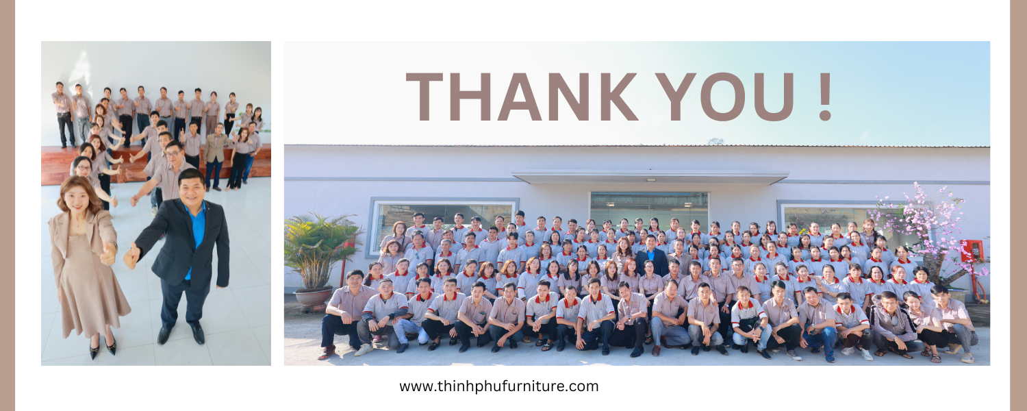 garden furniture factory THANK YOU BANNER